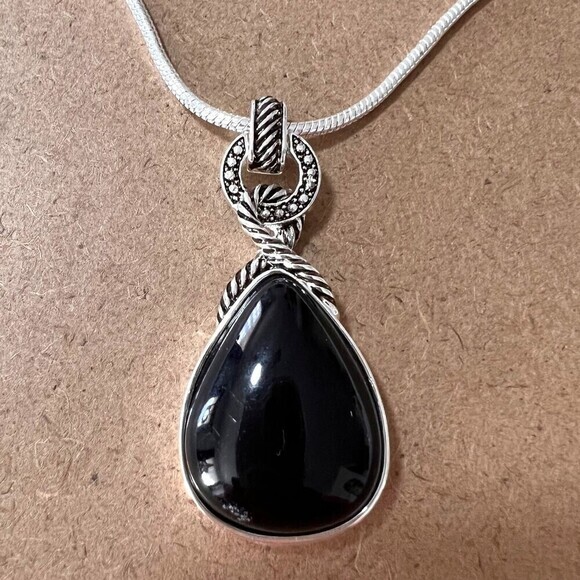 VINTAGE NAPIER Women's Necklace and earrings set‎ 18 in + 3.25 in Ext. - Picture 4 of 9